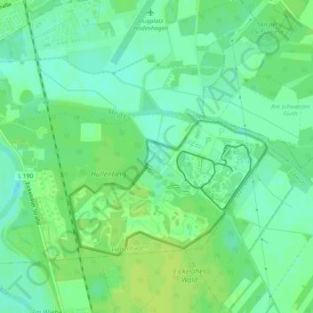 Mappa topografica Masai Mara, altitudine, rilievo