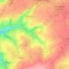 Mappa topografica La Motte, altitudine, rilievo