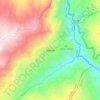 Mappa topografica Manta, altitudine, rilievo