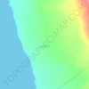 Mappa topografica Hanakeaumoe, altitudine, rilievo