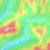 Mappa topografica Tunari, altitudine, rilievo