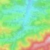 Mappa topografica Wöllersdorf, altitudine, rilievo