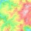 Mappa topografica Machizaud, altitudine, rilievo