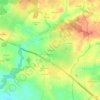 Mappa topografica Trémeret, altitudine, rilievo