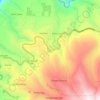 Mappa topografica Otón, altitudine, rilievo