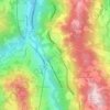 Mappa topografica Ripoli (di sotto), altitudine, rilievo