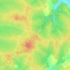 Mappa topografica Giraud, altitudine, rilievo