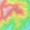 Mappa topografica Paxio, altitudine, rilievo