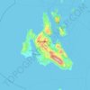 Mappa topografica Cefalonia, altitudine, rilievo