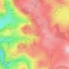 Mappa topografica Le Cros de Montroy, altitudine, rilievo