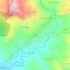 Mappa topografica Pencil, altitudine, rilievo