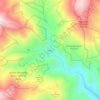 Mappa topografica Valley, altitudine, rilievo