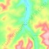 Mappa topografica Harmontown, altitudine, rilievo