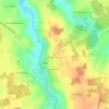 Mappa topografica Les Montagnes, altitudine, rilievo