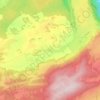 Mappa topografica Vésigneux, altitudine, rilievo