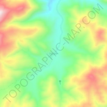 Mappa topografica Yaylalar, altitudine, rilievo
