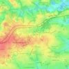 Mappa topografica Orchard Acres, altitudine, rilievo