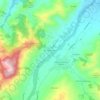 Mappa topografica San Vitale Baganza, altitudine, rilievo