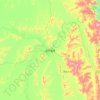 Mappa topografica 若尔盖县, altitudine, rilievo