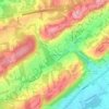 Mappa topografica Washingtonville, altitudine, rilievo