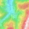 Mappa topografica Les Nants, altitudine, rilievo