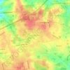 Mappa topografica Laurel Meadows, altitudine, rilievo