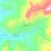 Mappa topografica Tierra Blanca, altitudine, rilievo