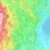 Mappa topografica Raffa, altitudine, rilievo