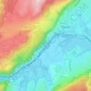 Mappa topografica L'Éboulement, altitudine, rilievo