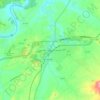 Mappa topografica Luray, altitudine, rilievo
