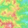 Mappa topografica Santa Giulia, altitudine, rilievo