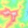 Mappa topografica Frosty Knob, altitudine, rilievo