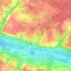 Mappa topografica Les Dandillons, altitudine, rilievo