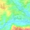 Mappa topografica Carissan, altitudine, rilievo