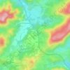 Mappa topografica Ovilò, altitudine, rilievo