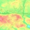 Mappa topografica Saint-Éloi, altitudine, rilievo