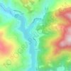 Mappa topografica Özkürtün, altitudine, rilievo