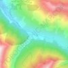 Mappa topografica Ristolas, altitudine, rilievo