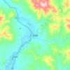 Mappa topografica 蓝溪镇, altitudine, rilievo