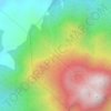 Mappa topografica White Island Viewpoint, altitudine, rilievo