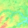 Mappa topografica Grandchamp-des-Fontaines, altitudine, rilievo