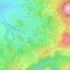 Mappa topografica Le Fraisse, altitudine, rilievo
