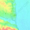 Mappa topografica Orestiada, altitudine, rilievo