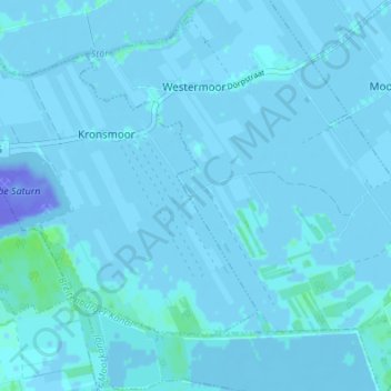 Mappa topografica Moordorf, altitudine, rilievo
