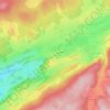 Mappa topografica Châtelblanc, altitudine, rilievo