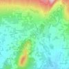 Mappa topografica Les Mézards, altitudine, rilievo
