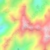 Mappa topografica Punta Minuta, altitudine, rilievo
