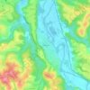 Mappa topografica Hiribehere, altitudine, rilievo