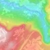Mappa topografica Point de vue du Moine, altitudine, rilievo