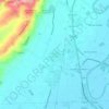 Mappa topografica San Martino in Campo, altitudine, rilievo